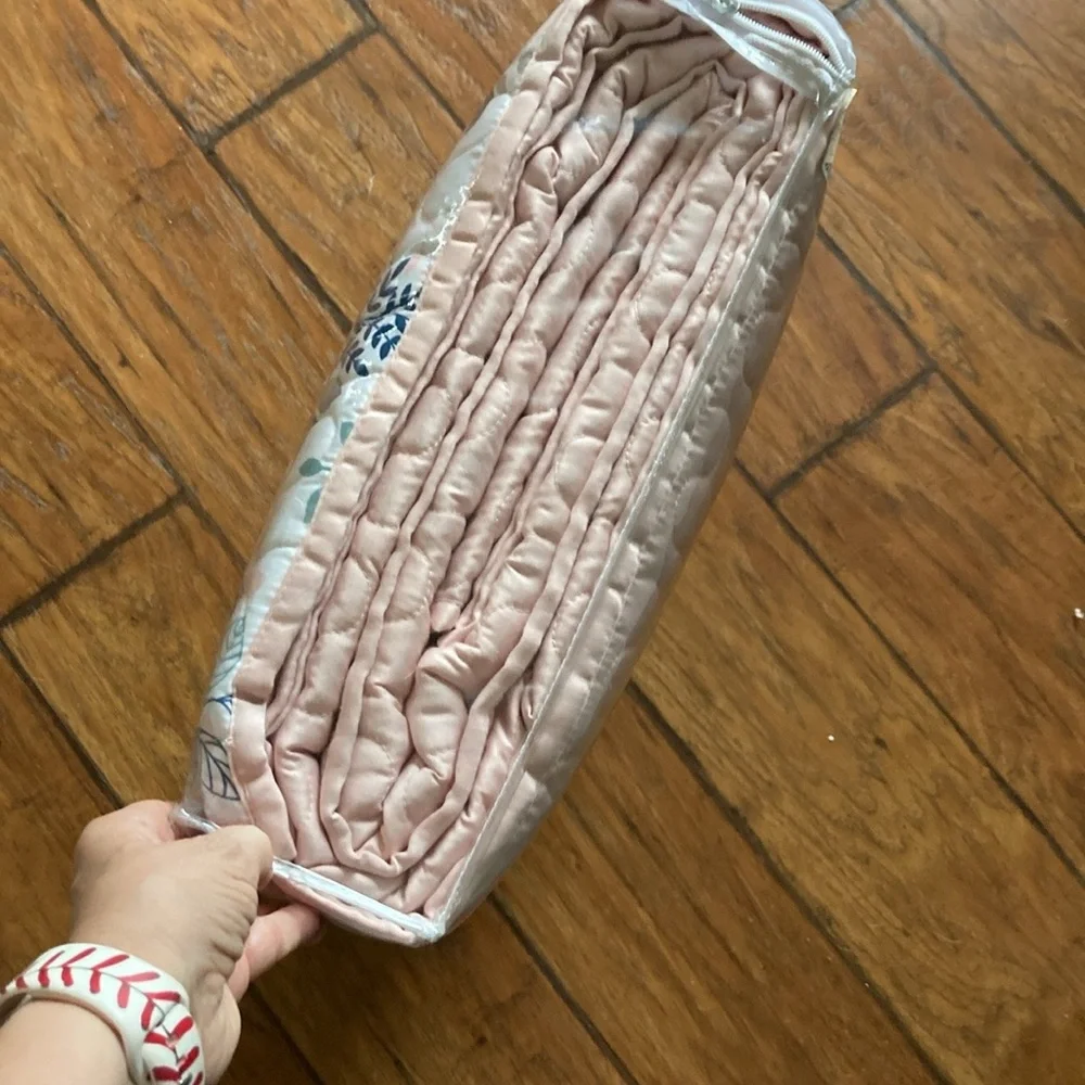 QUEEN quilt comforter NEW solid to print pink floral ❌cannot bundle❌